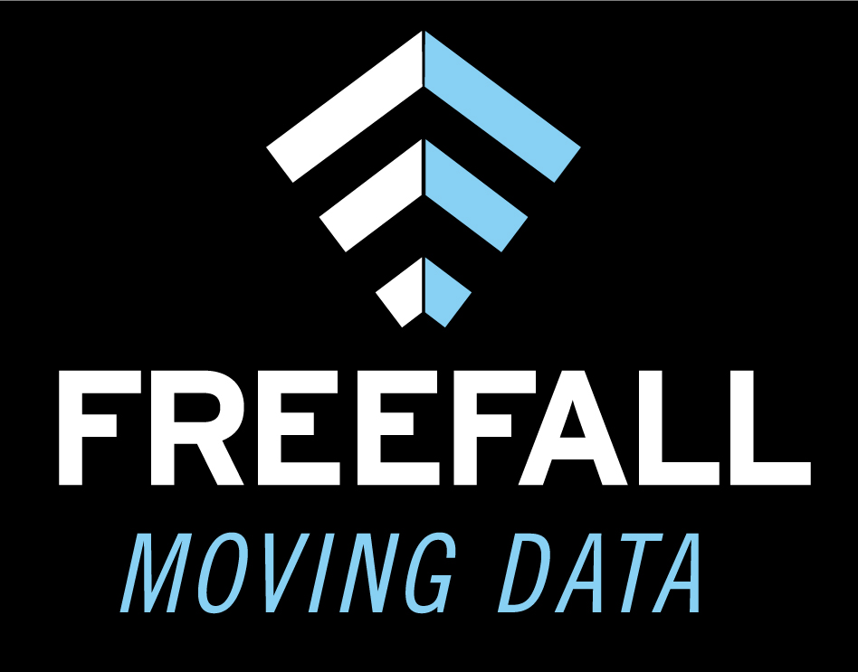 FreeFall Aerospace Moving Data Logo