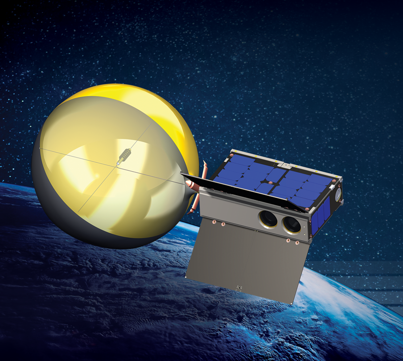 CubesatFreeFall FreeFall Inflatable Spherical Antenna